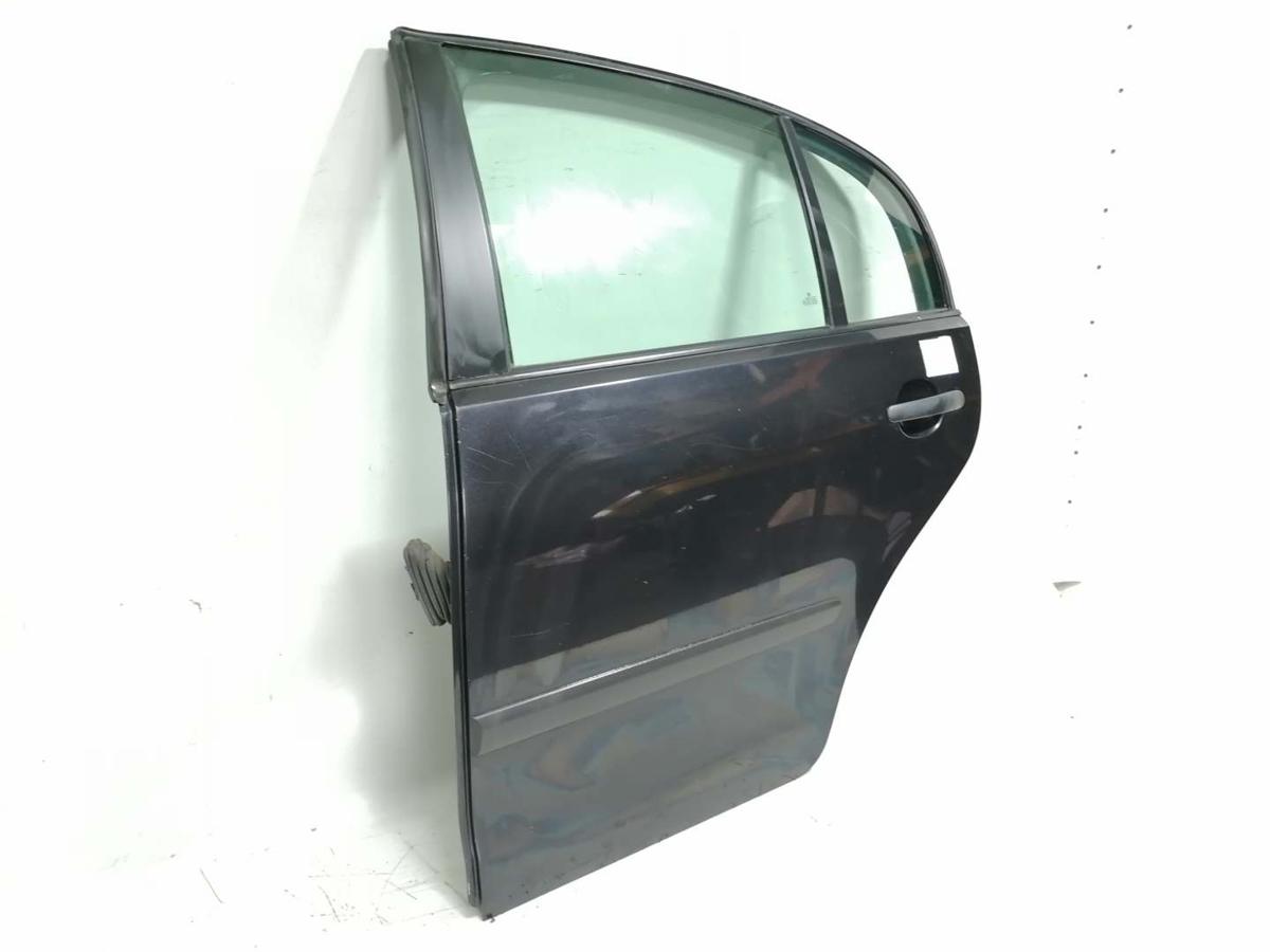 VW Polo 9N2 original Tür hinten links Limousine LC9Z Black Magic Bj.2004